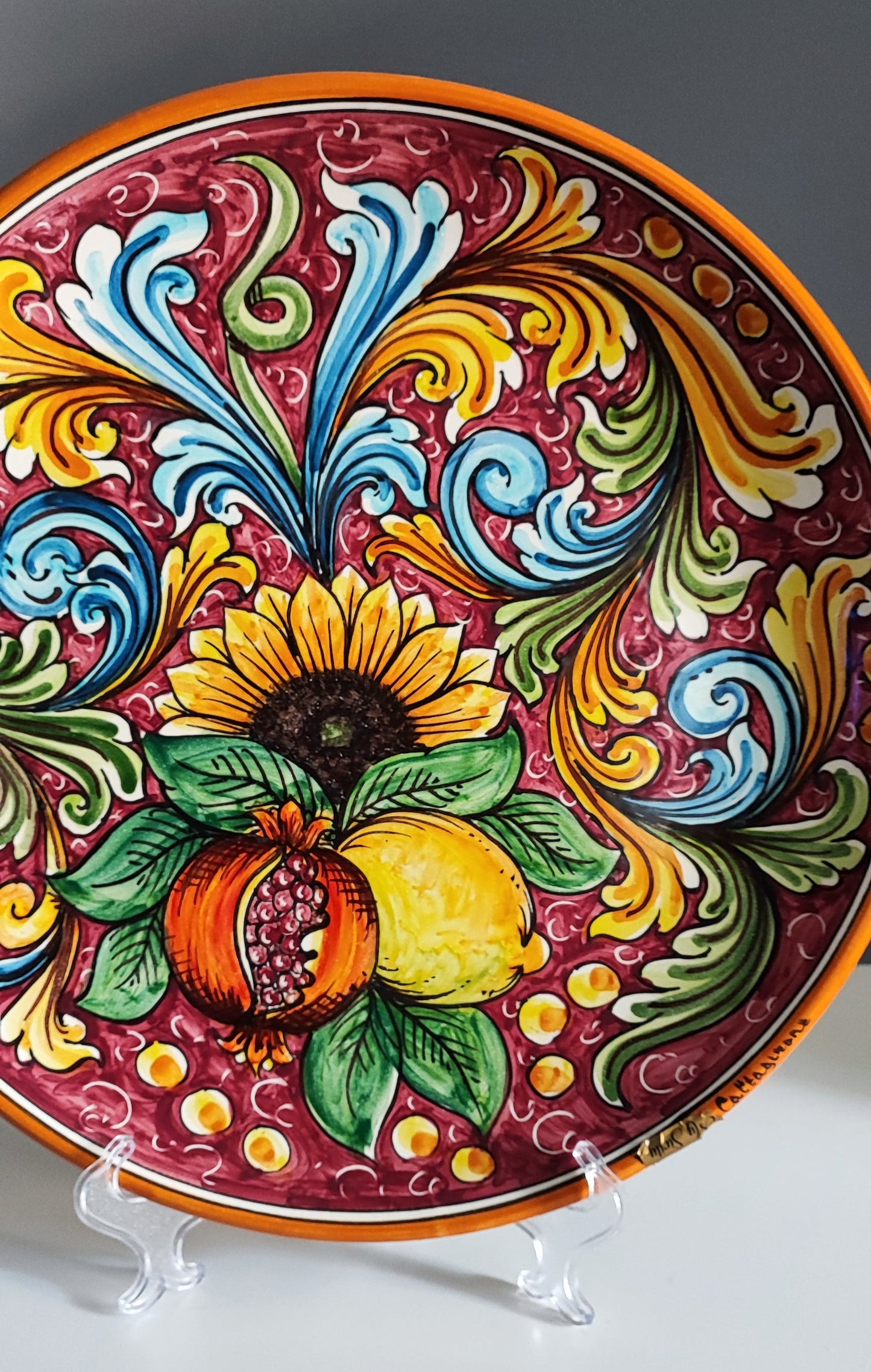 Baroque Art Plate for Sale