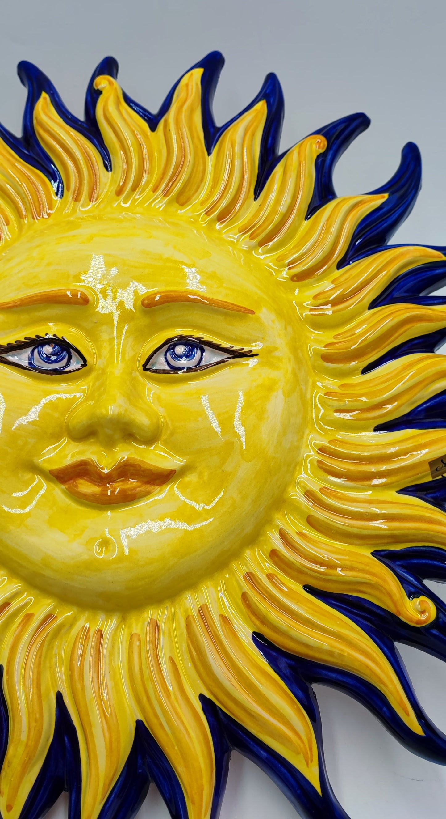 Blue and yellow ceramics