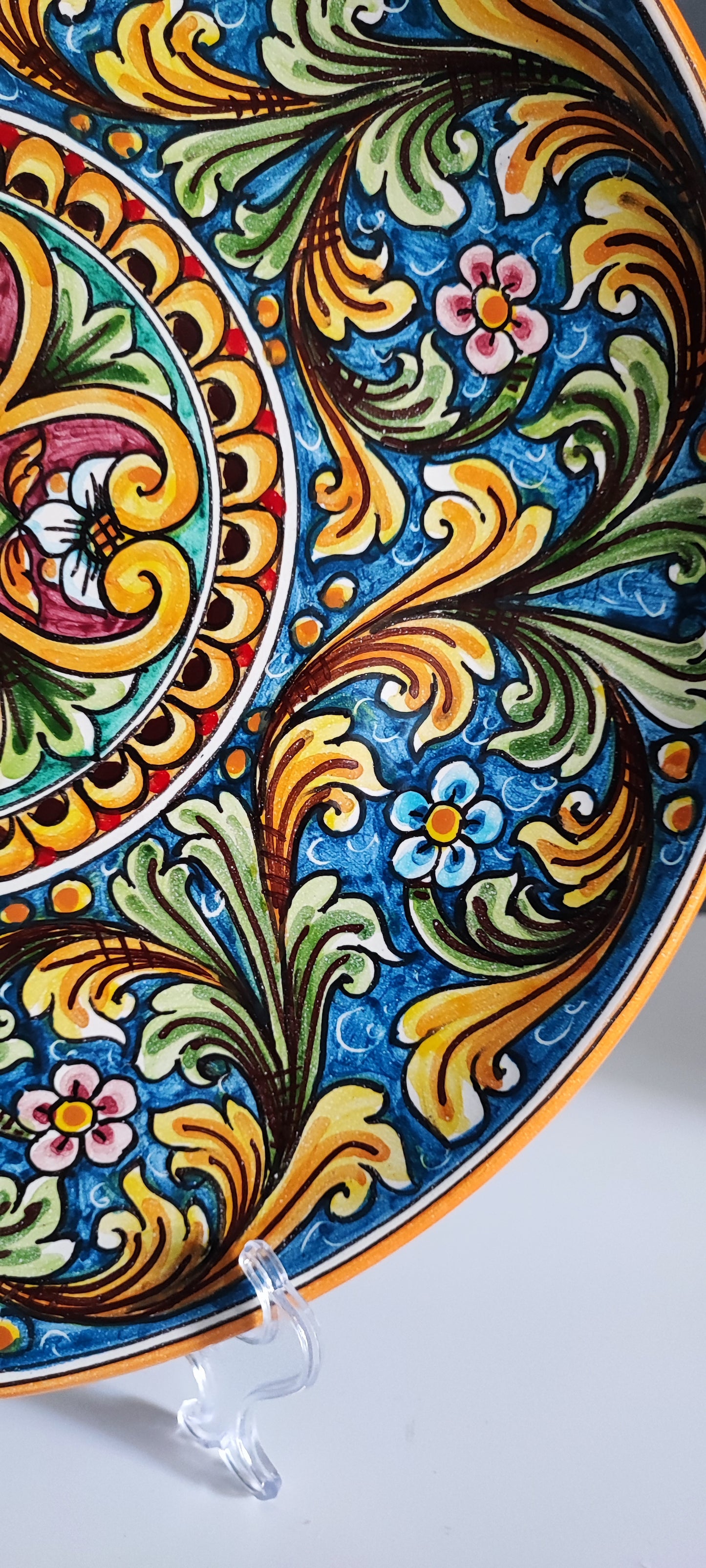 Italian Baroque Ceramic Plate
