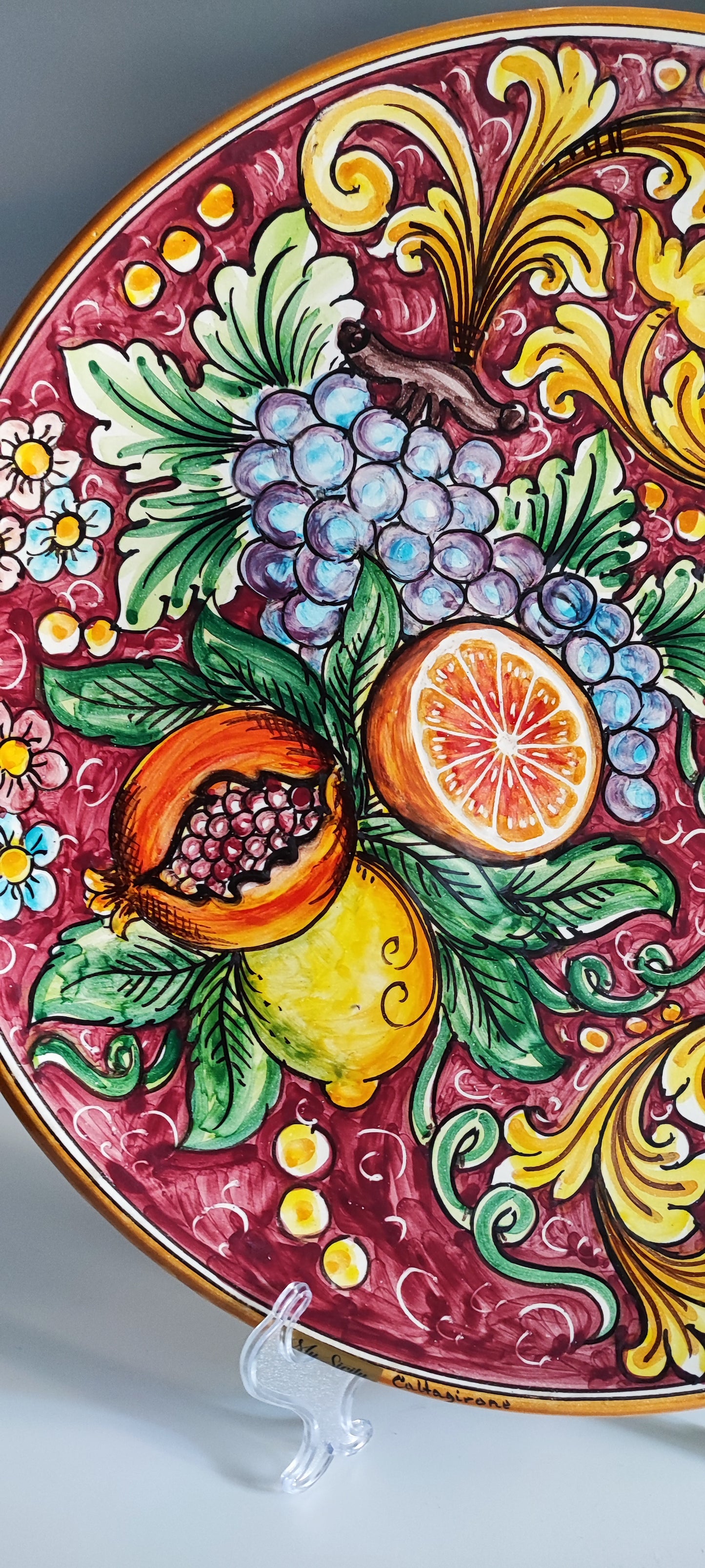 Italian Decorative Ceramic Plate