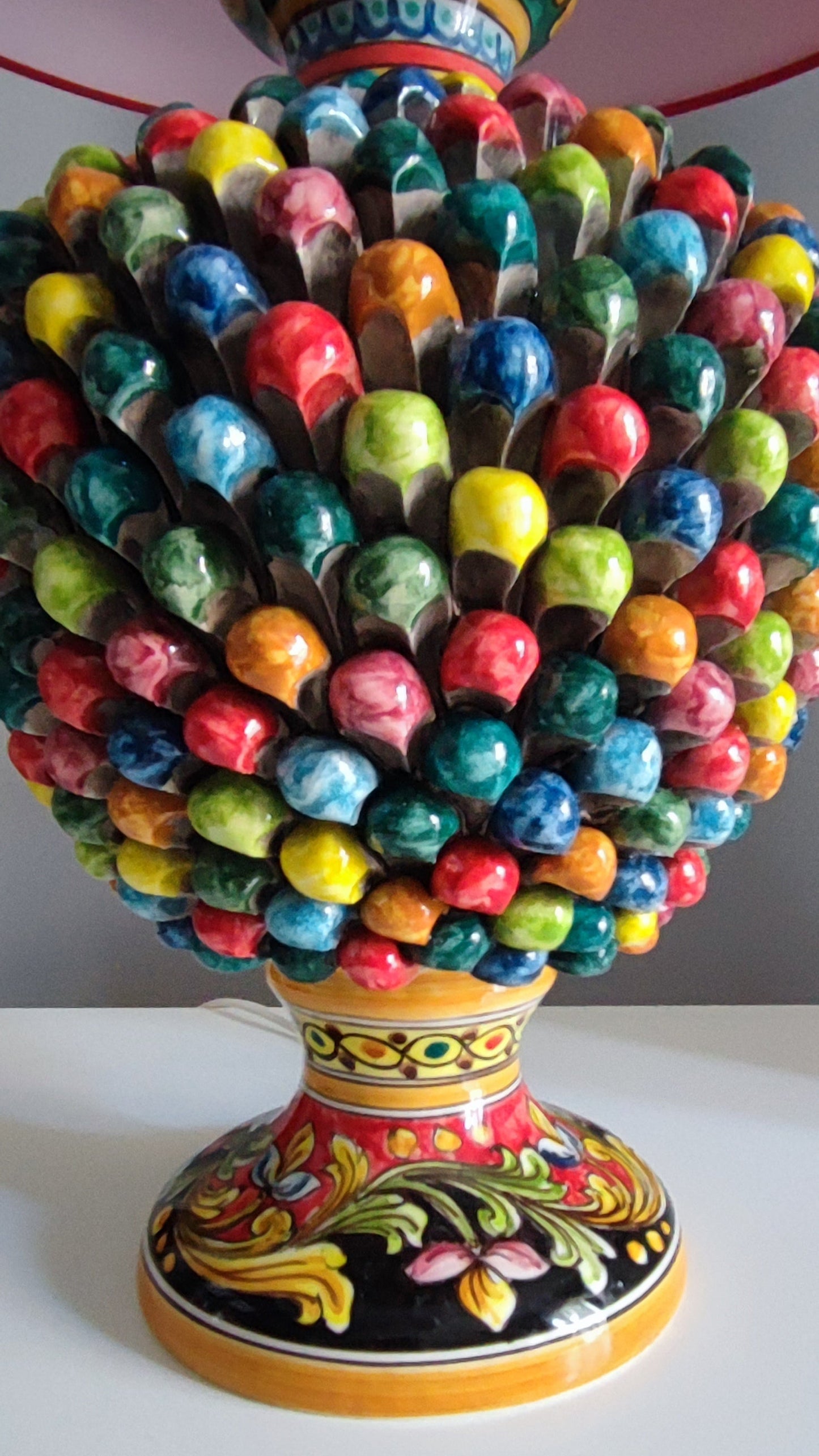 Authentic Caltagirone lamp
