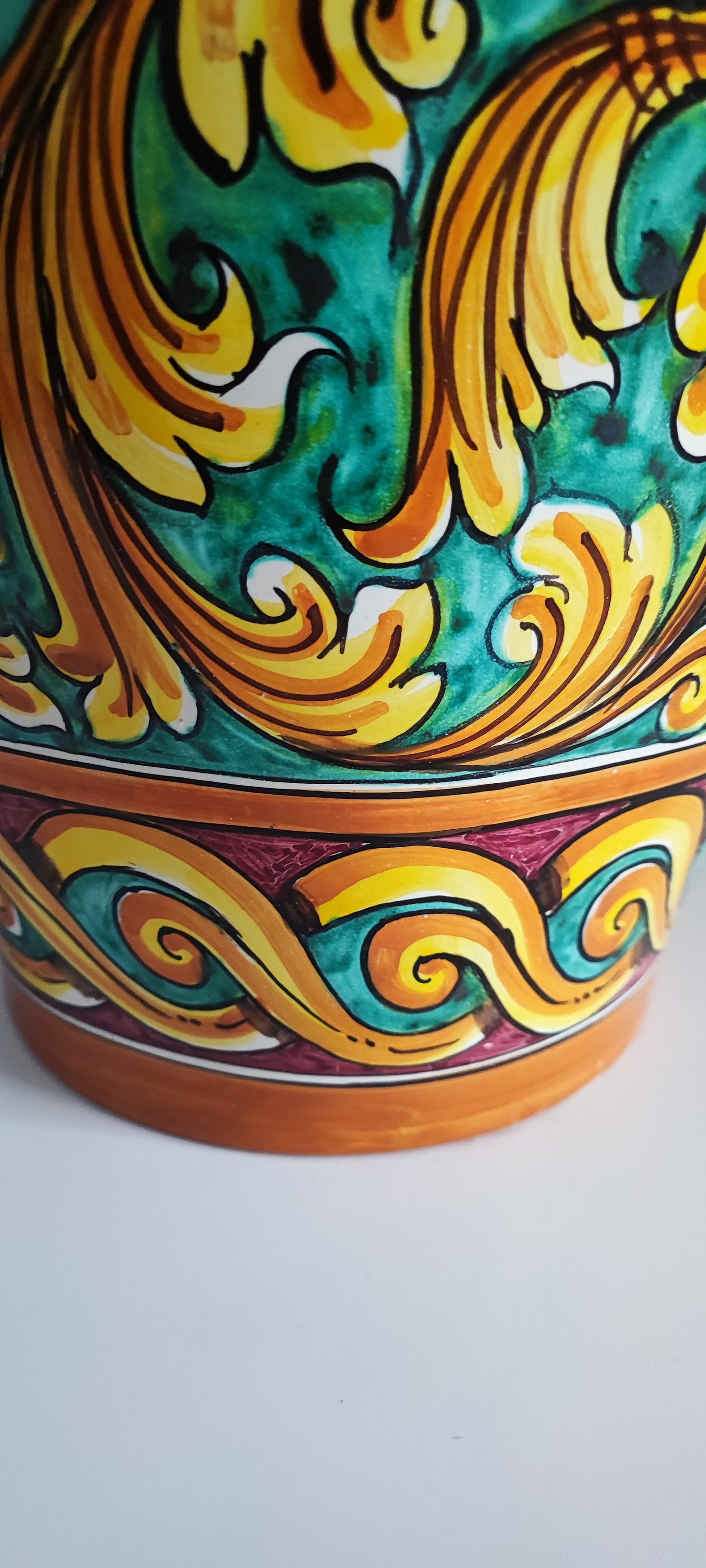 Caltagirone umbrella stand for hallway