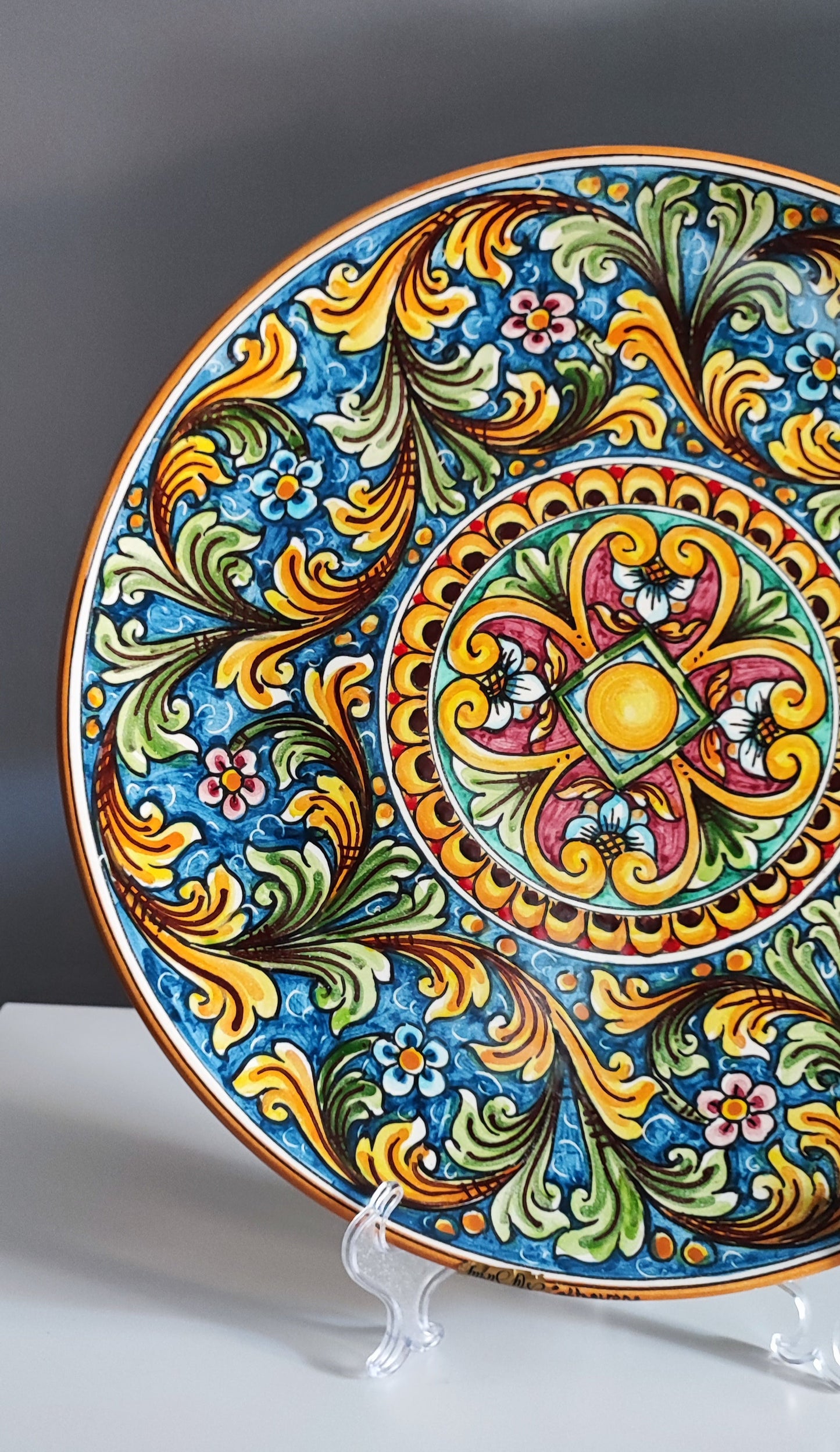 Baroque Style Ceramic Wall Plates
