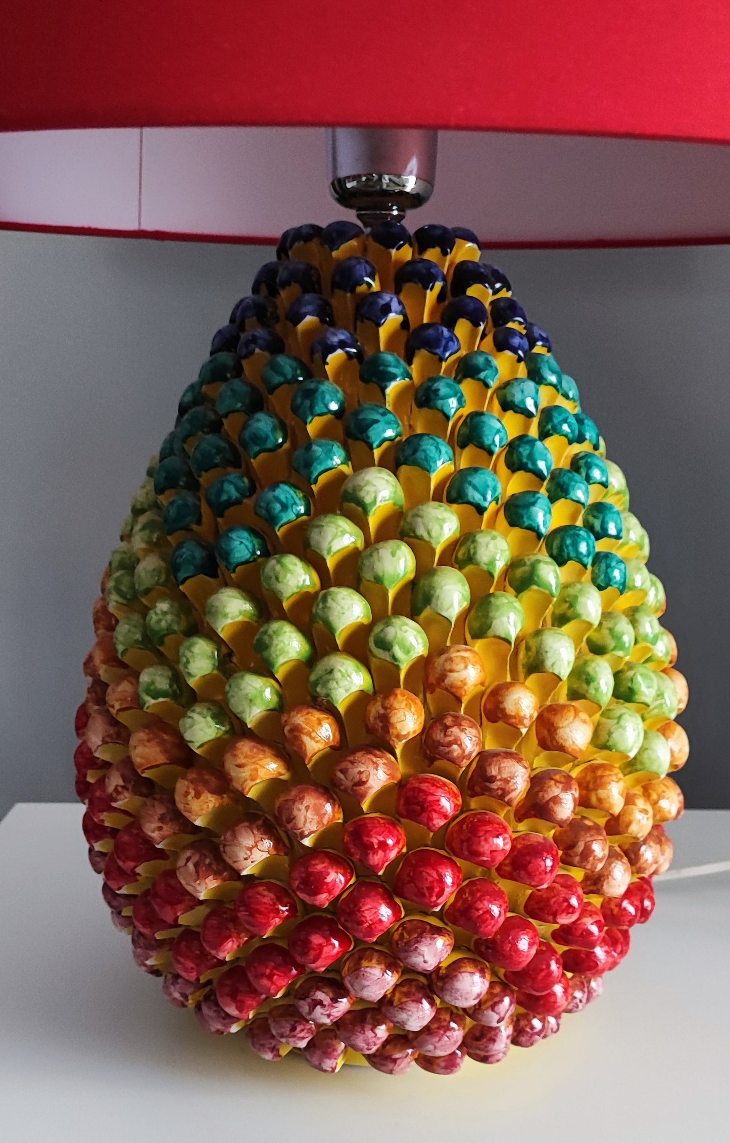 Caltagirone pottery lighting