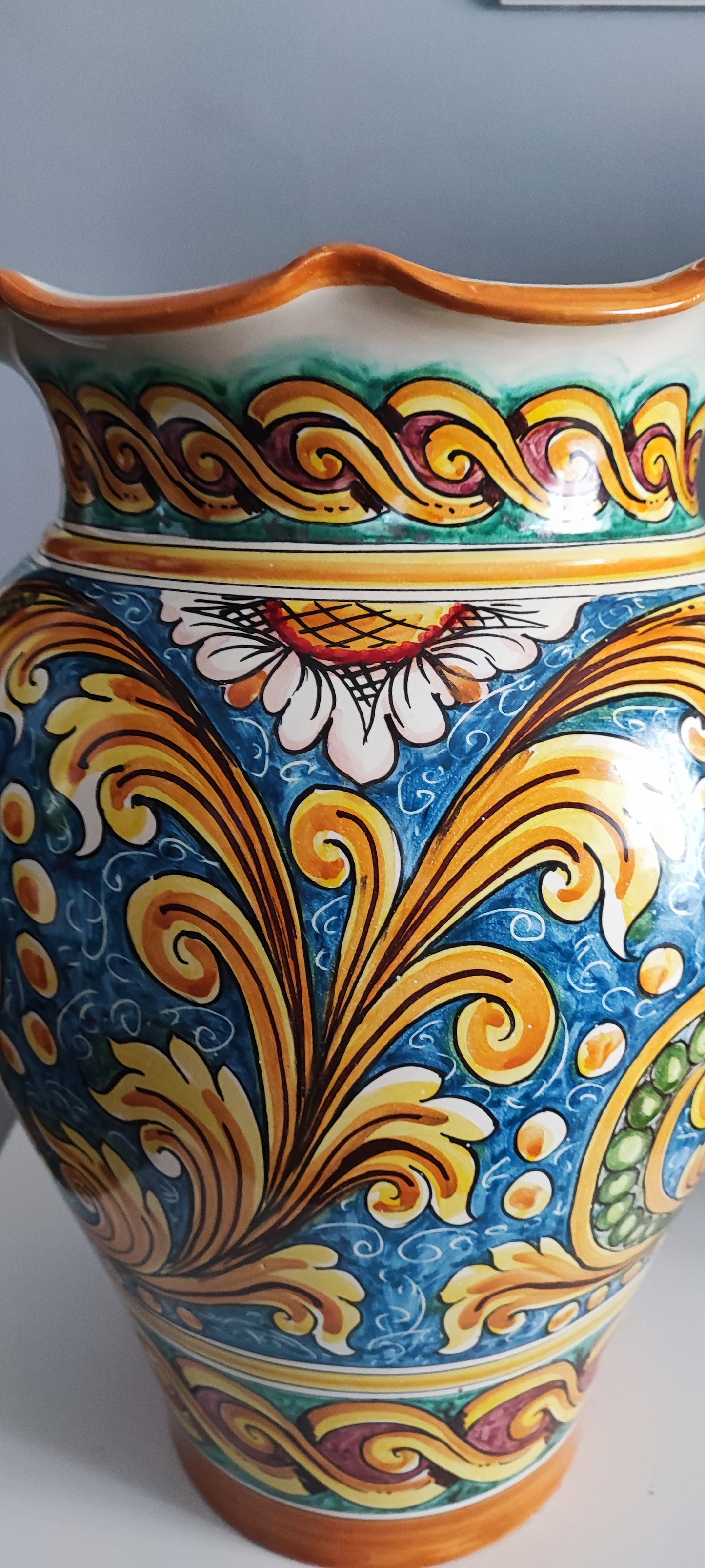 Italian handmade umbrella jar