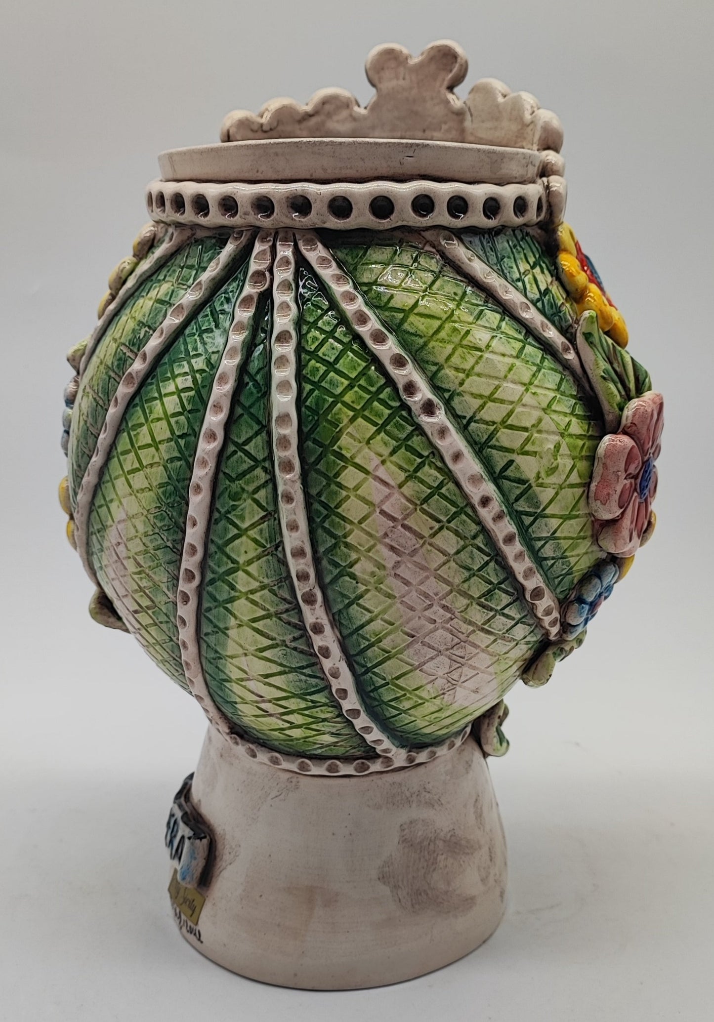 Ceramica di Caltagirone "Sicilian (Seasons Series) Moorish Heads"