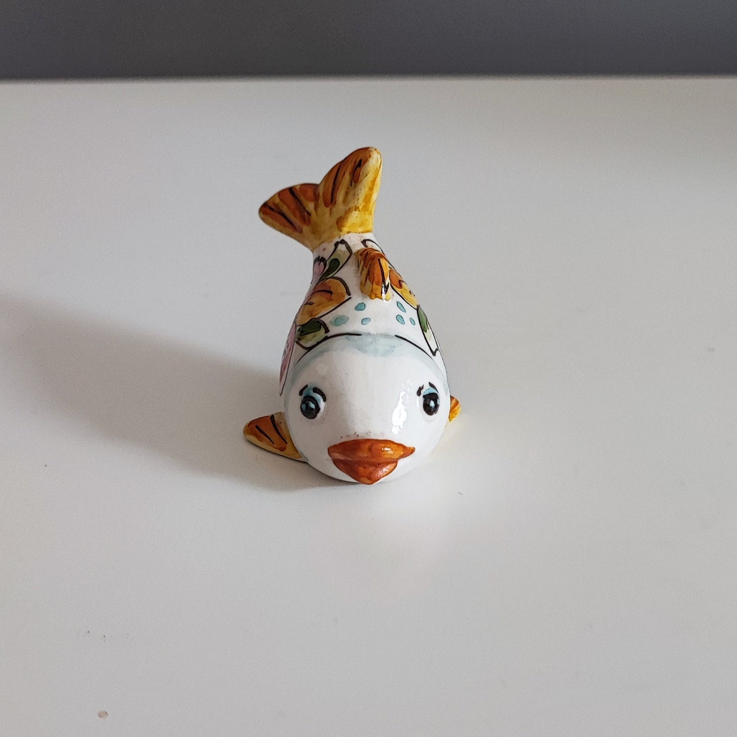 Handcrafted 7cm Caltagirone Ceramic Baby Fish Favor