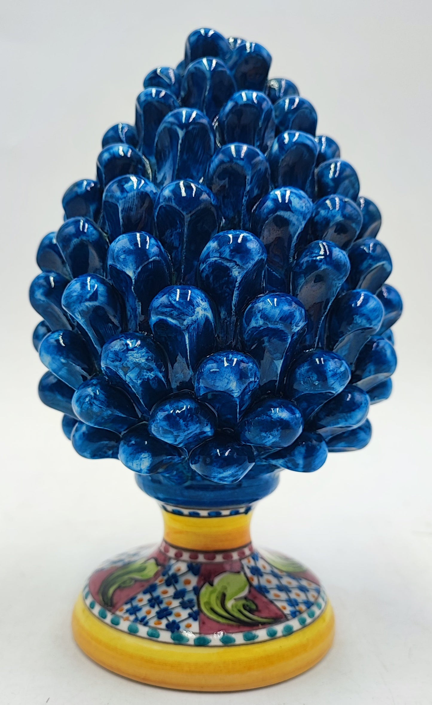 Handcrafted Ceramic Pine Cone - A Stunning Art Piece for Home Decor Enthusiasts and Italian Pottery Collectors