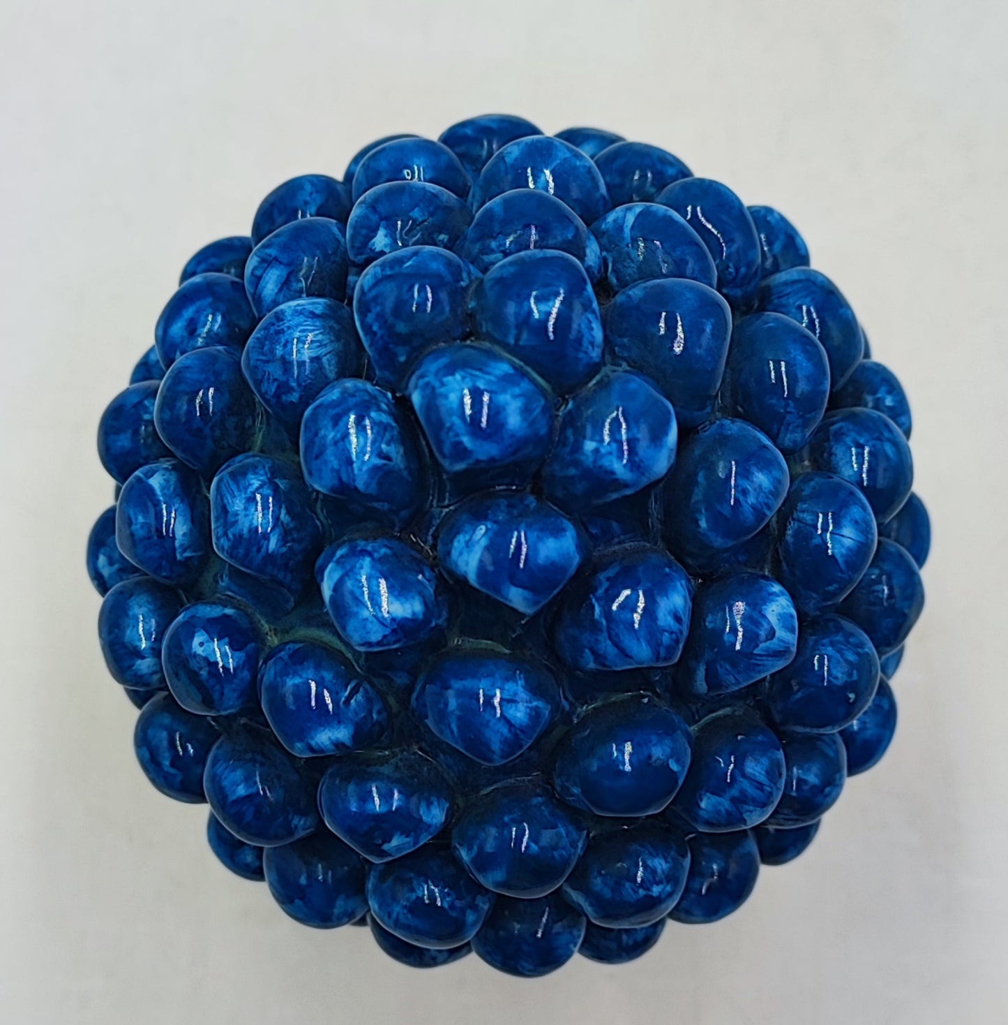 Handcrafted Ceramic Pine Cone - A Stunning Art Piece for Home Decor Enthusiasts and Italian Pottery Collectors