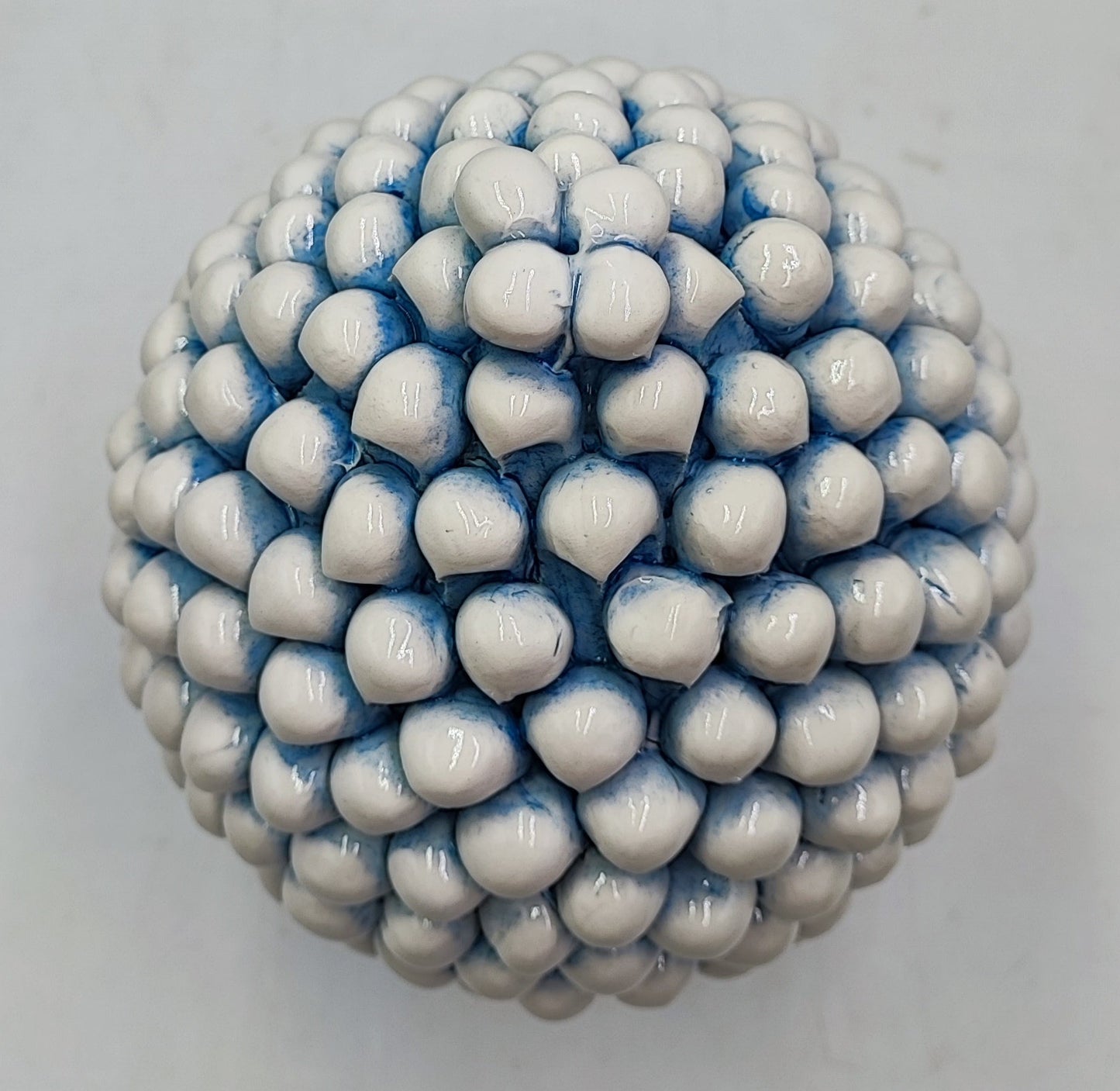 Handcrafted Ceramic Pine Cone - Stunning Art Piece for Home Decor Enthusiasts, andwith decorative base 26/27 cm approx