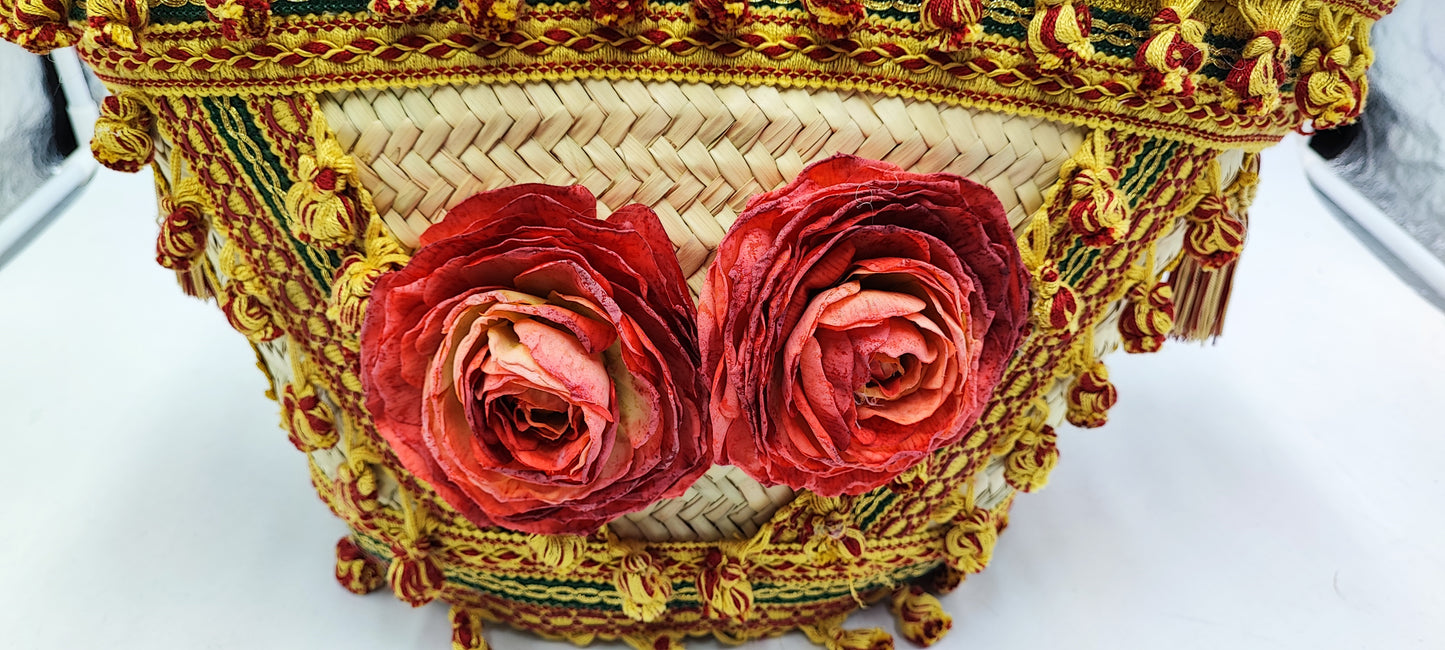 Handcrafted Sicilian Coffa Tote Bag – 45 cm (17.7") Wide x 28 cm (11") High
