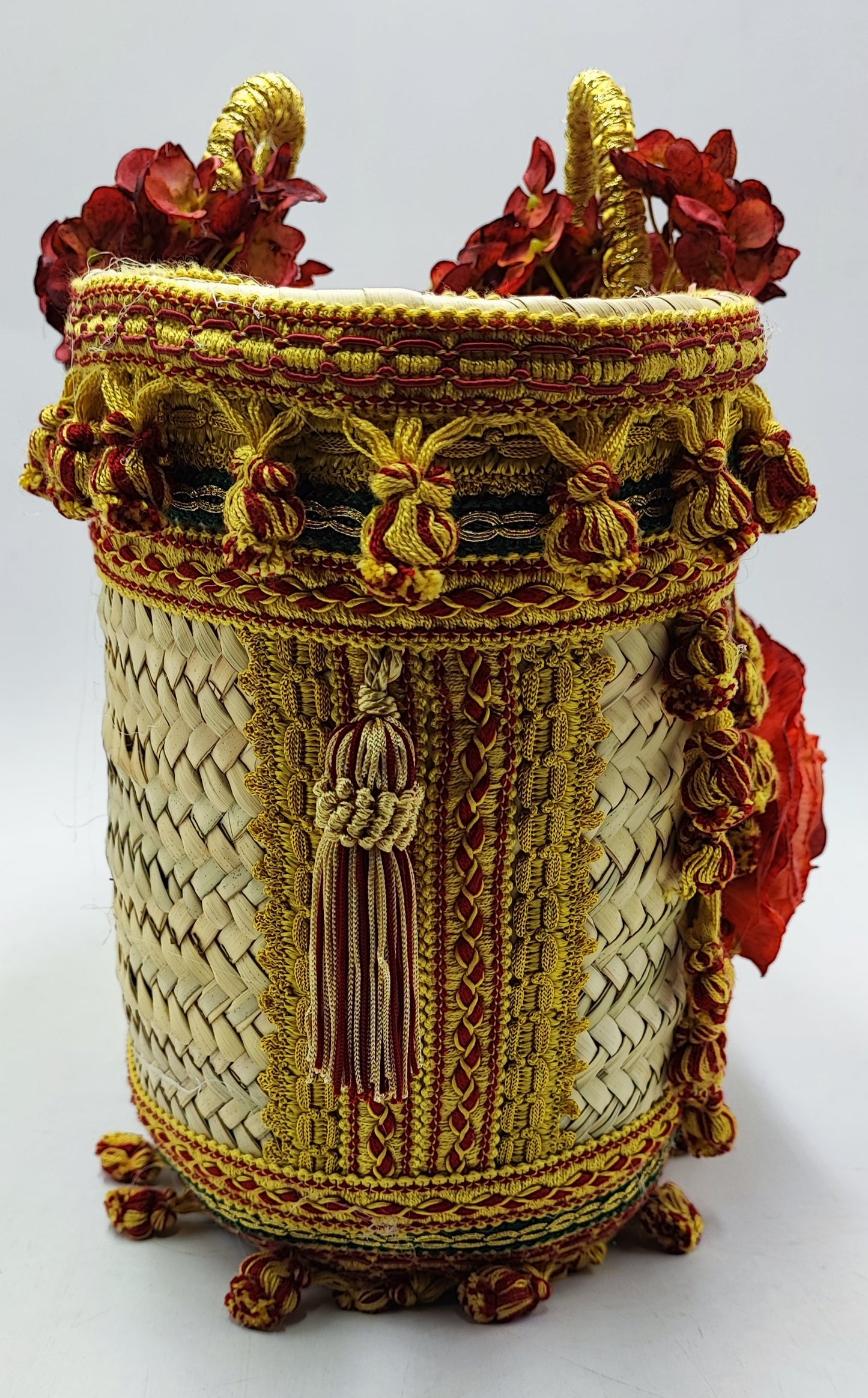 Handcrafted Sicilian Coffa Tote Bag – 45 cm (17.7") Wide x 28 cm (11") High