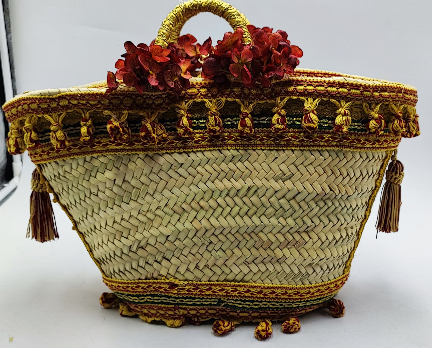 Handcrafted Sicilian Coffa Tote Bag – 45 cm (17.7") Wide x 28 cm (11") High