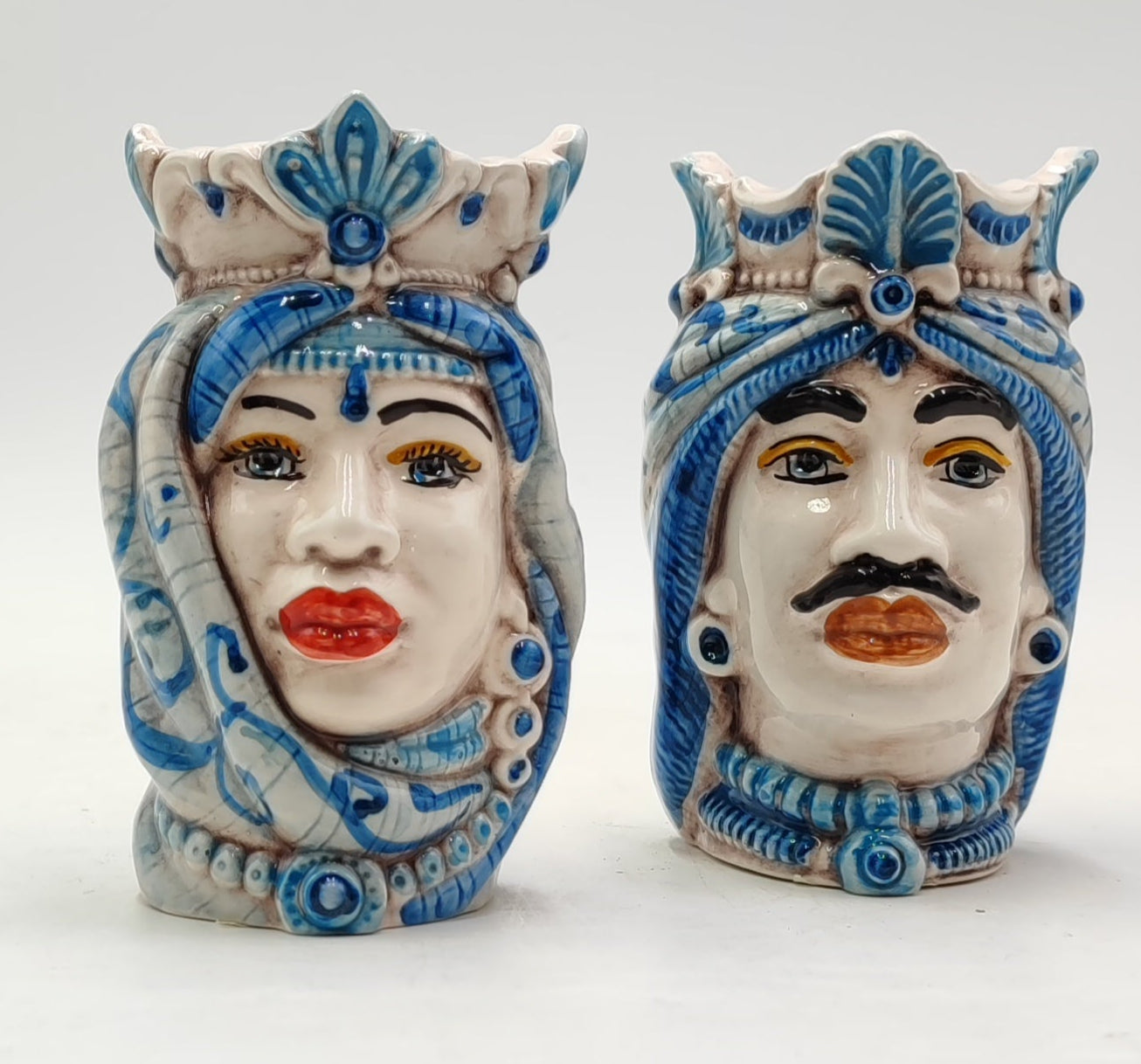 Teste di Moro 15cm Ceramic Delights of Ceramica di Caltagirone