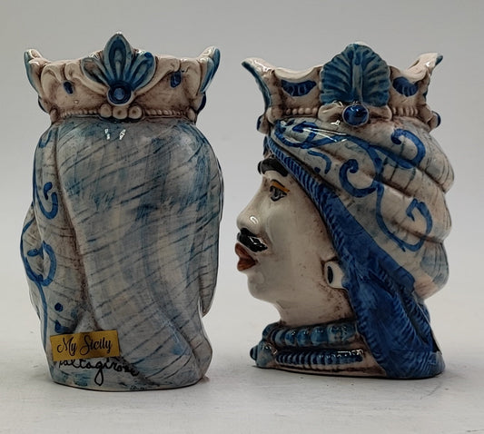 Teste di Moro 15cm Ceramic Delights of Ceramica di Caltagirone