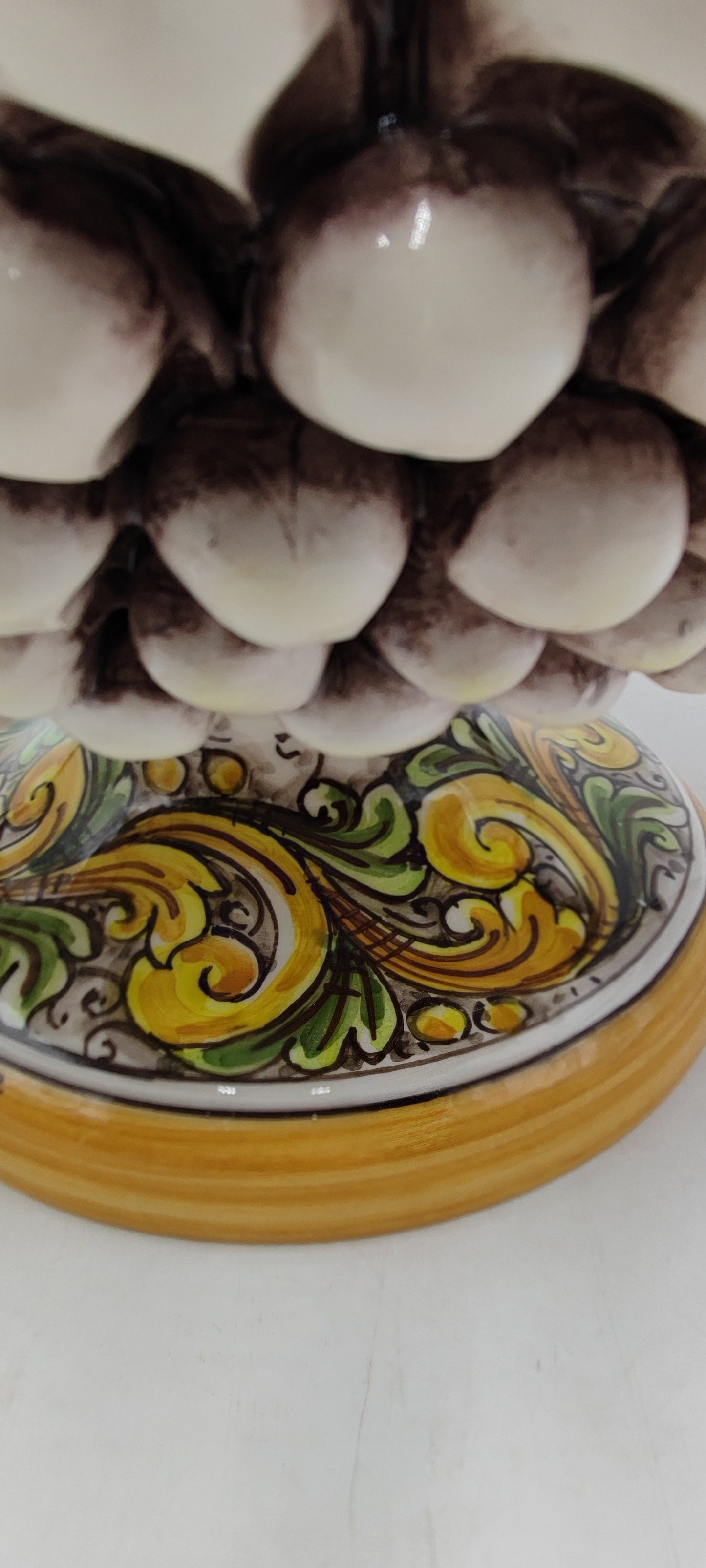 Handcrafted Italian Ceramica di Caltagirone Centerpiece Bowl