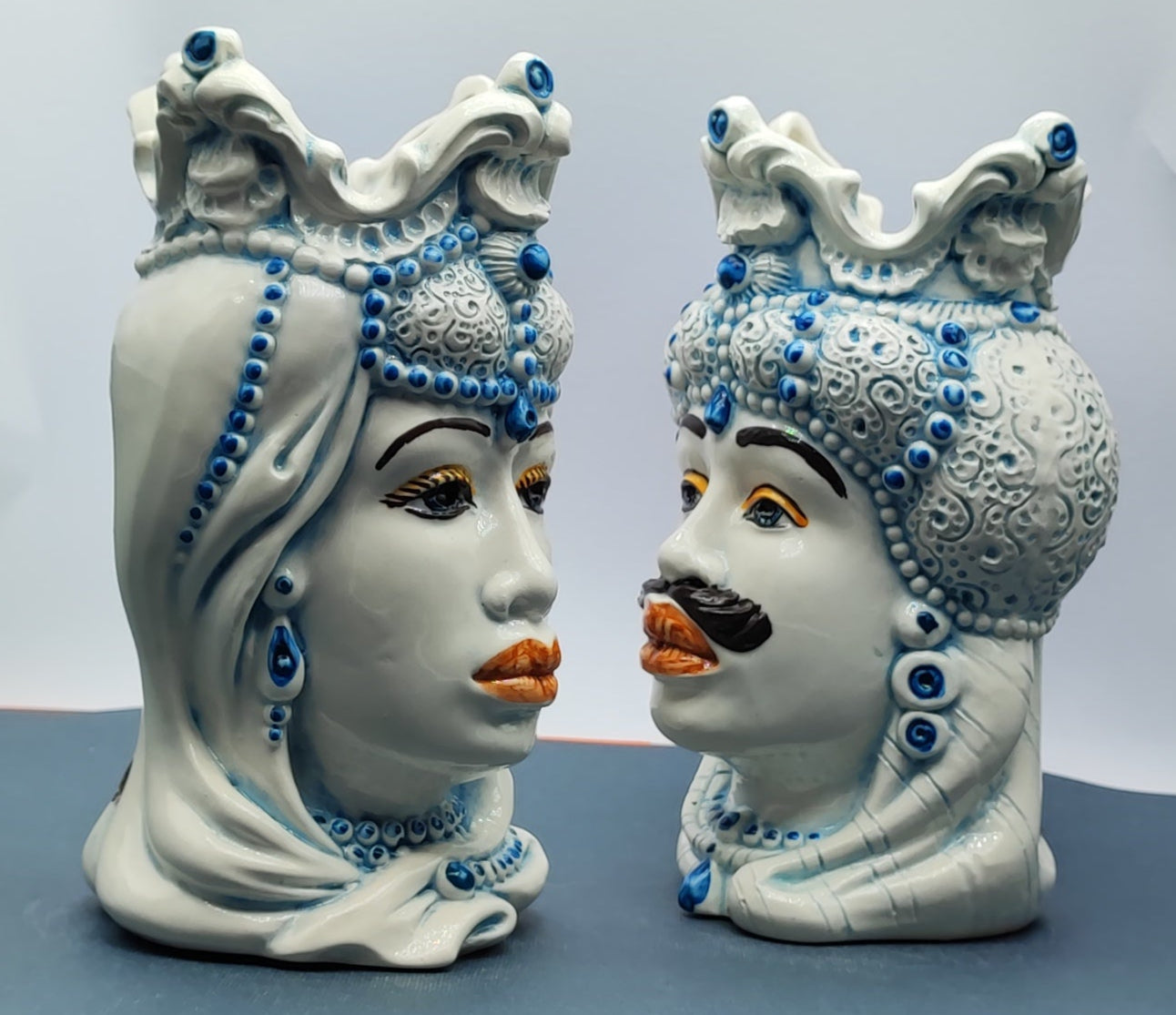 Moorish heads decor