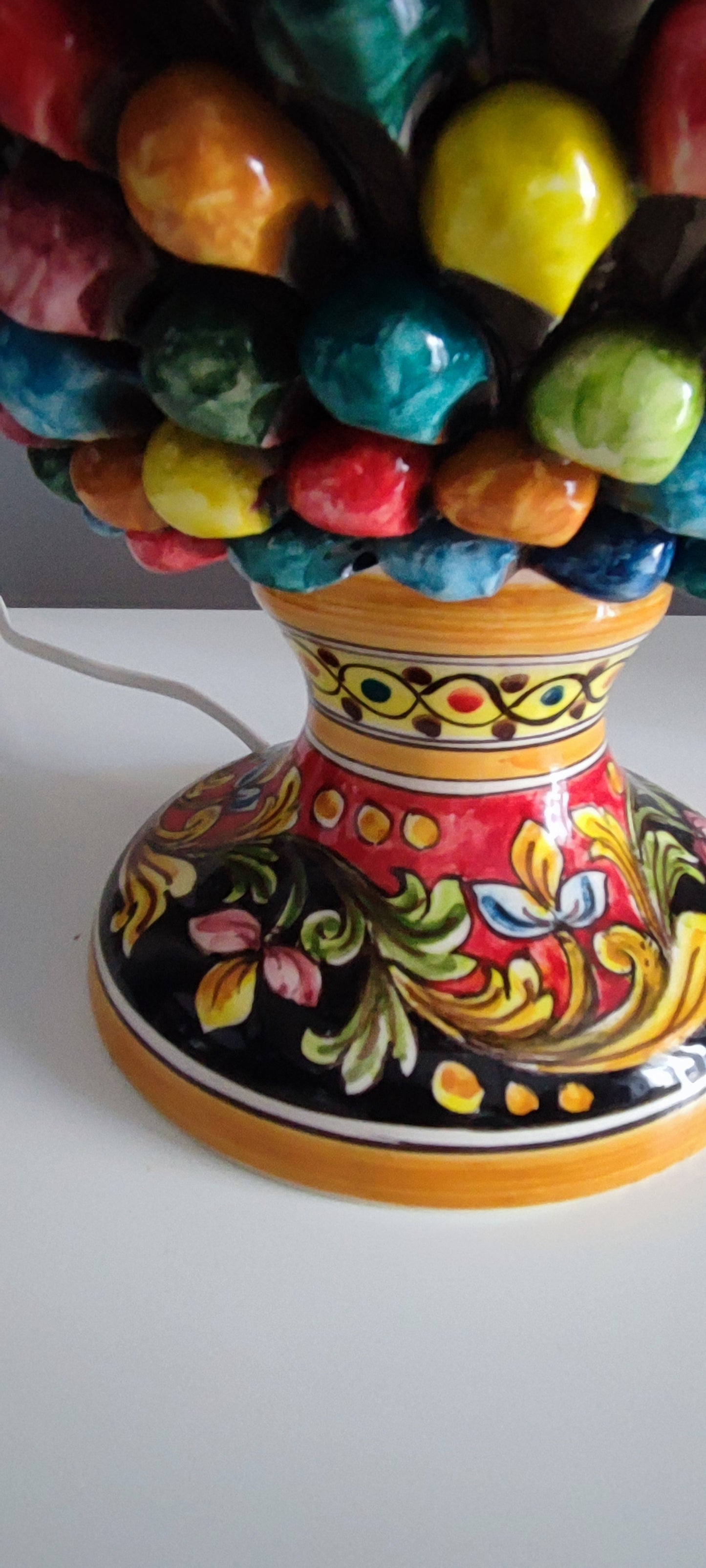 Italian ceramic lamp