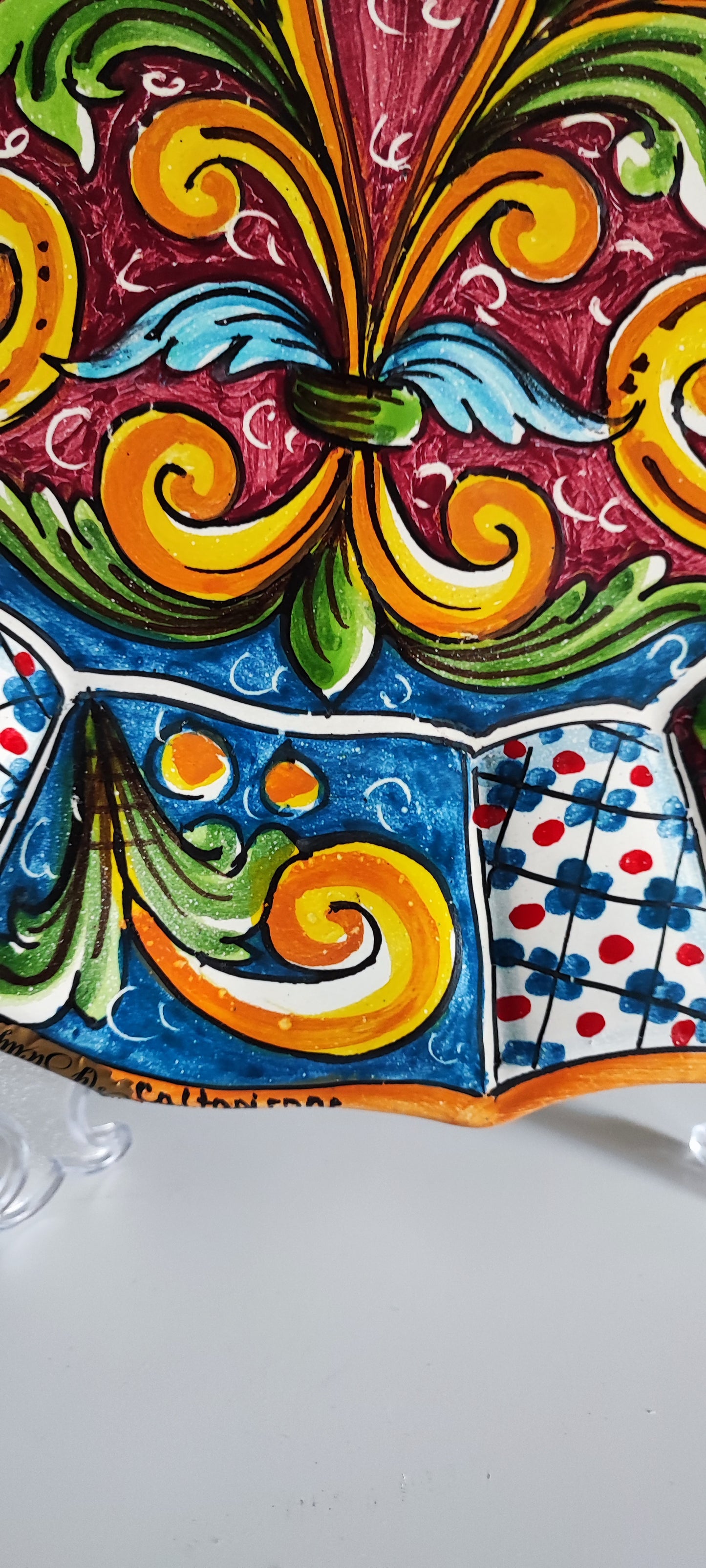 piatto in barocco