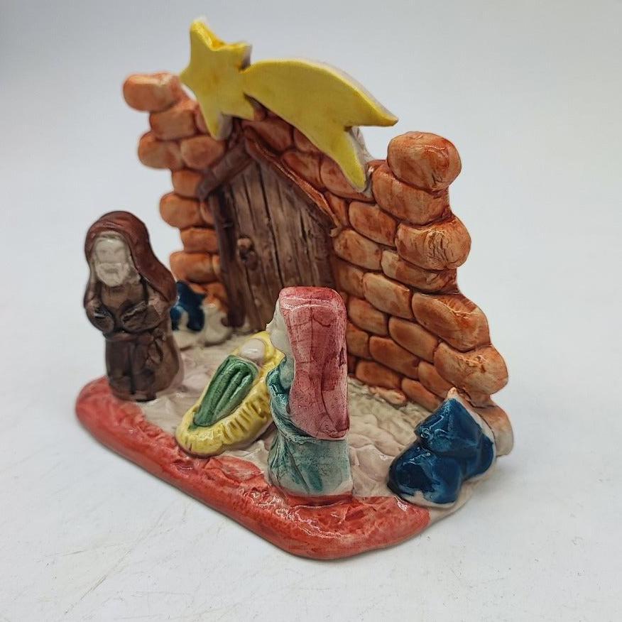 presepe in ceramica di caltagirone