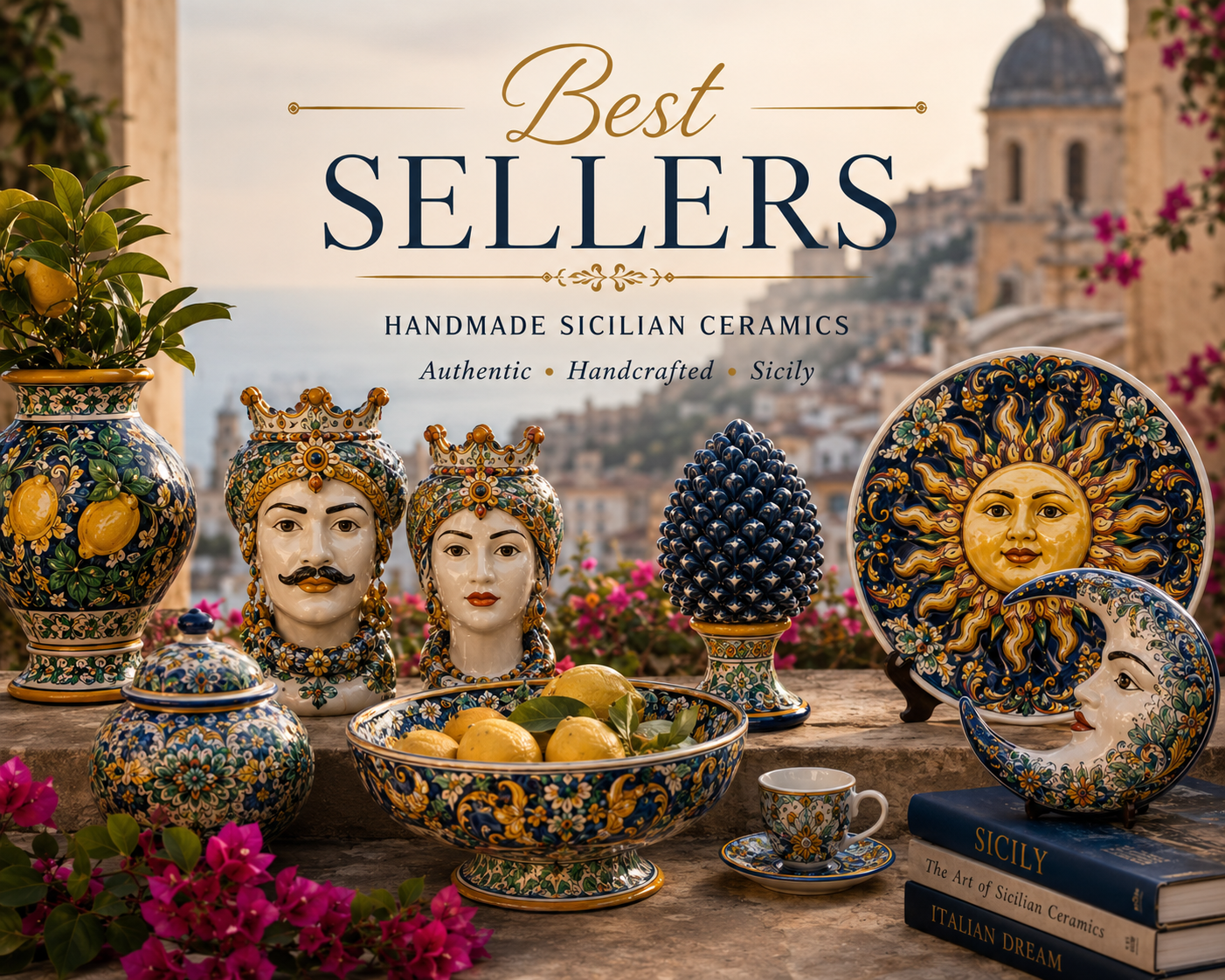 Best Selling Handmade Sicilian Ceramics from Caltagirone