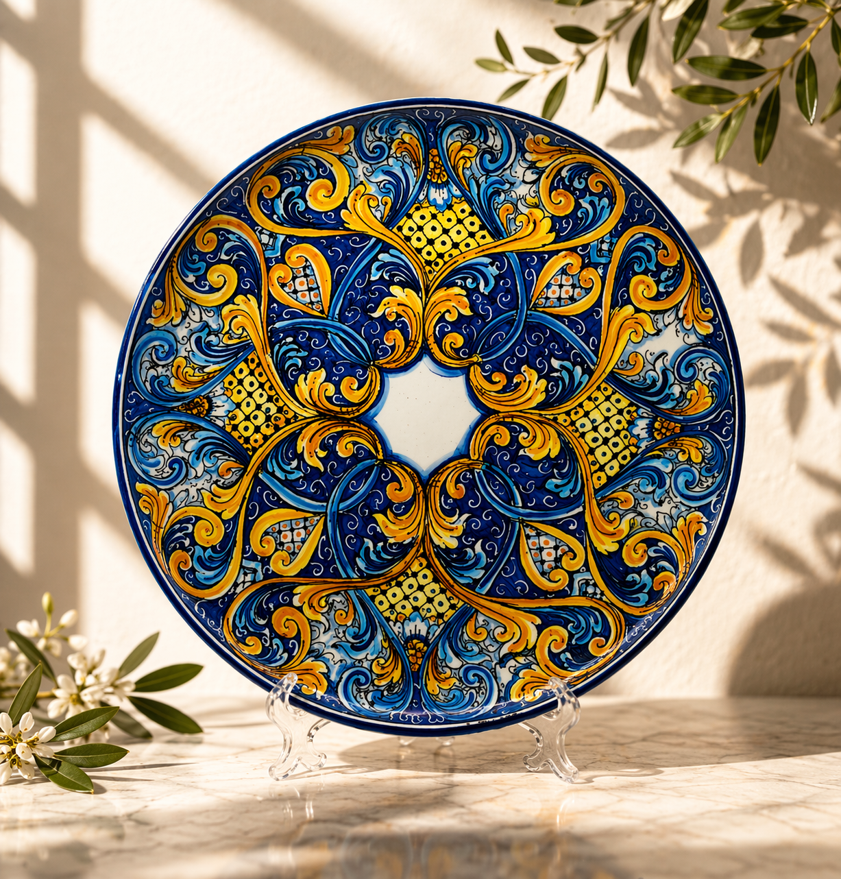 Handmade Sicilian Ceramic Plates – Caltagirone Pottery
