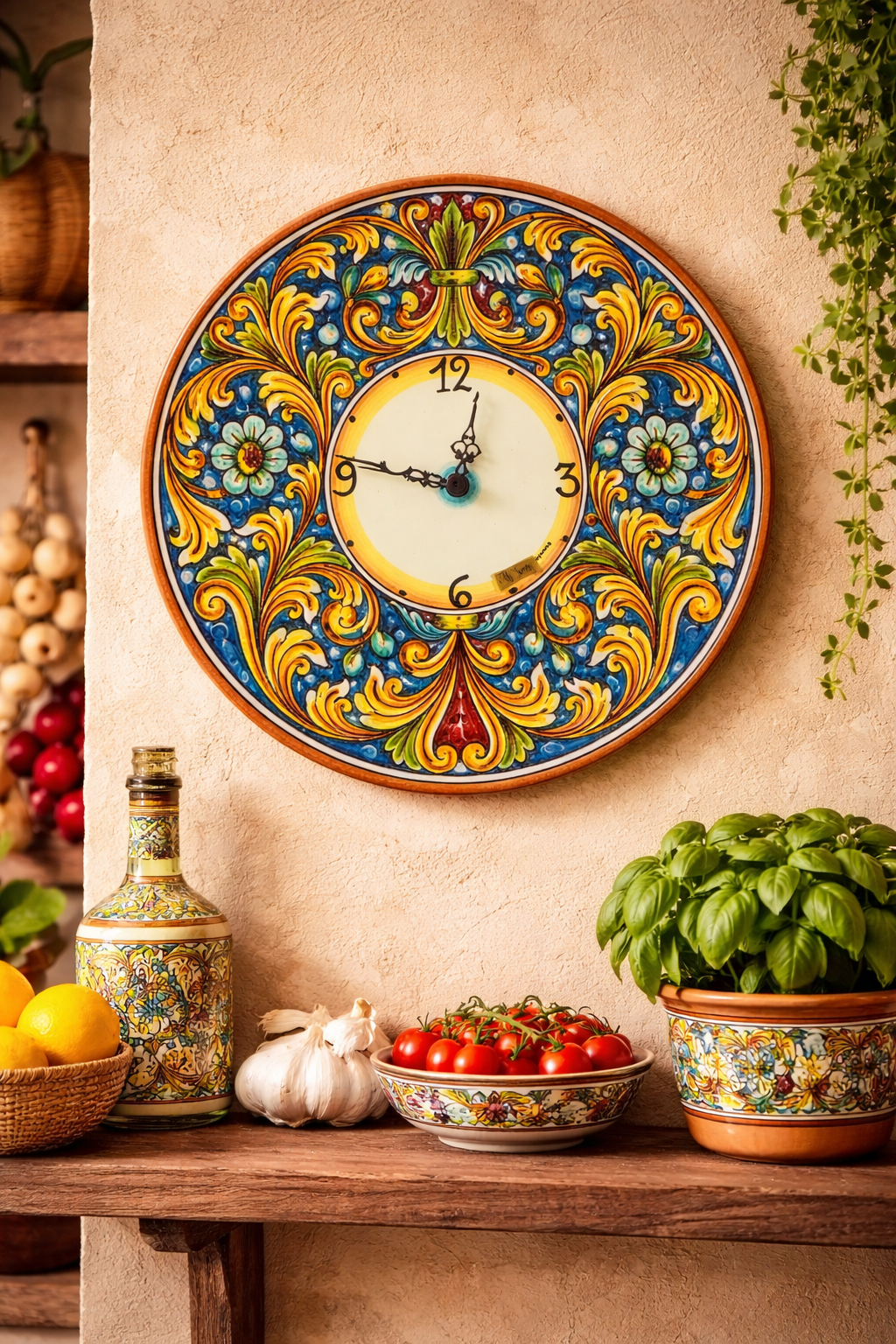 Handmade Sicilian Clocks – Ceramica di Caltagirone