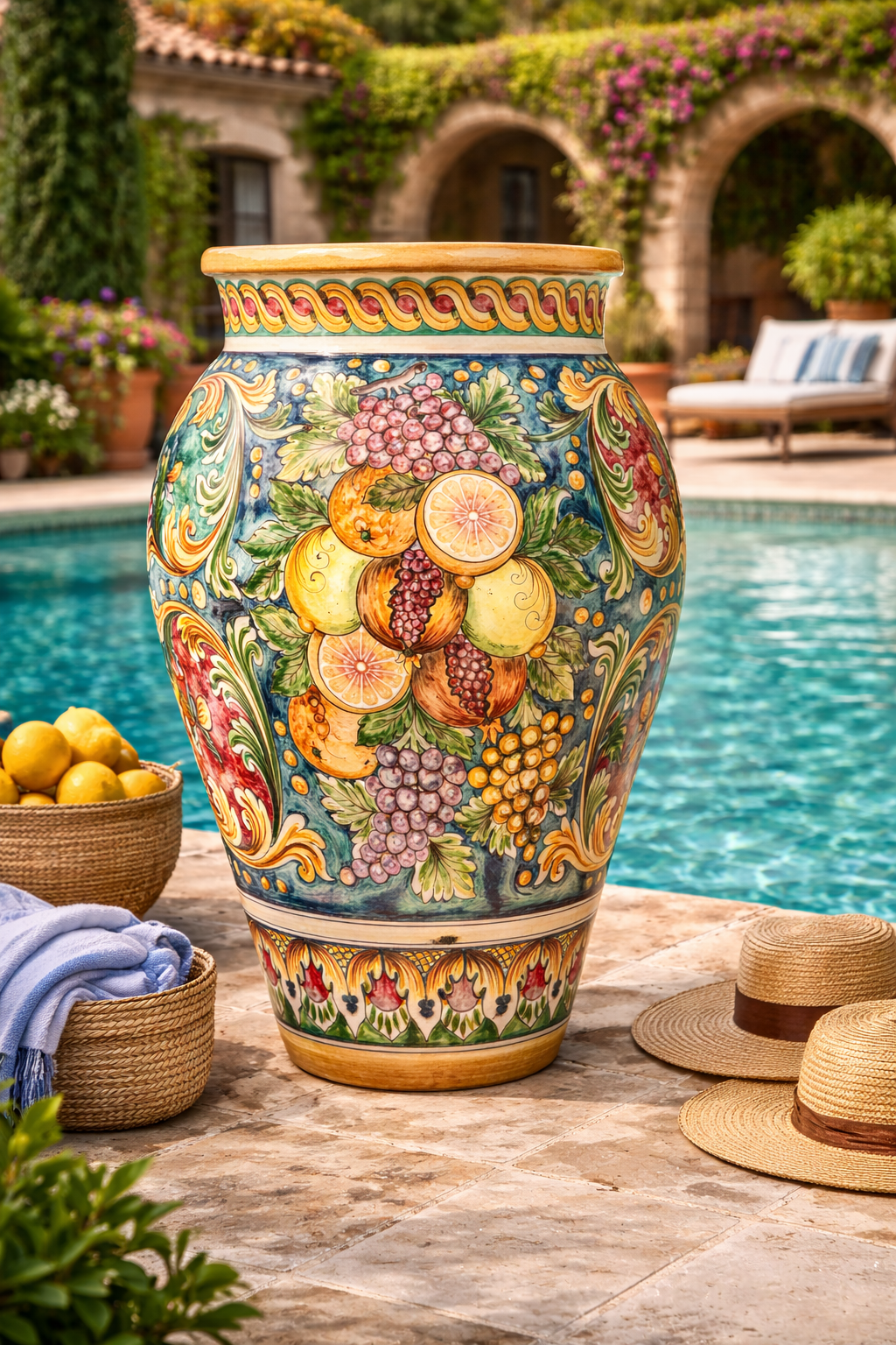 Handmade Sicilian Umbrella Stands – Ceramica di Caltagirone
