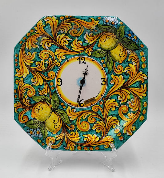 Caltagirone Ceramic Clock