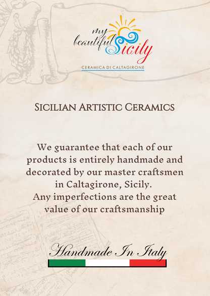 Ceramica di Caltagirone Sicilian Moorish Heads