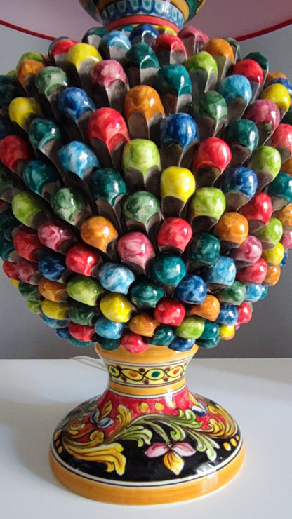 Authentic Caltagirone lamp