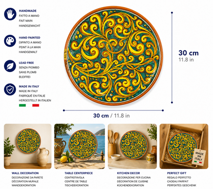 Mediterranean Ceramic Wall Plate