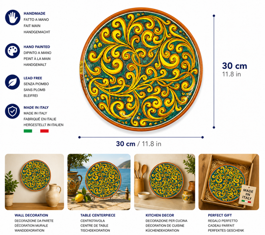 Mediterranean Ceramic Wall Plate