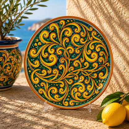 Mediterranean Ceramic Wall Plate