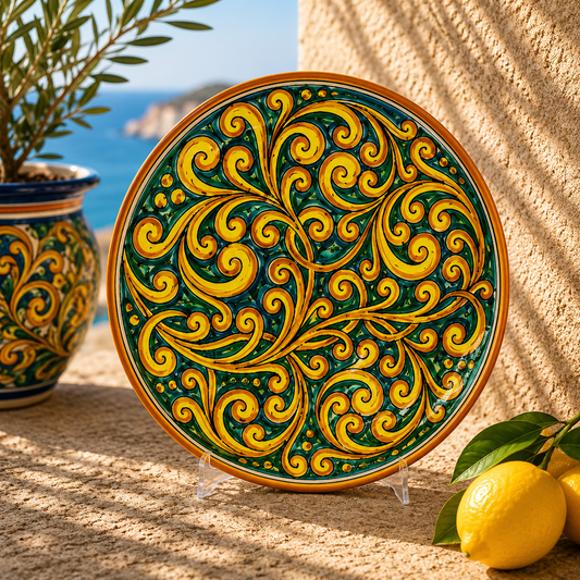 Mediterranean Ceramic Wall Plate