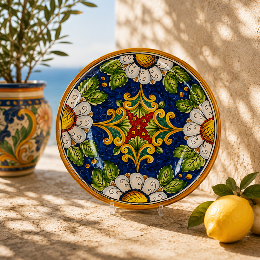 Handcrafted Sicilian Decorative Plate