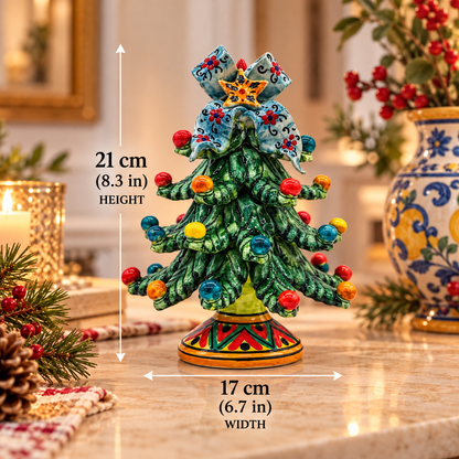 Hand Painted Sicilian Ceramic Christmas Tree – Caltagirone Pottery