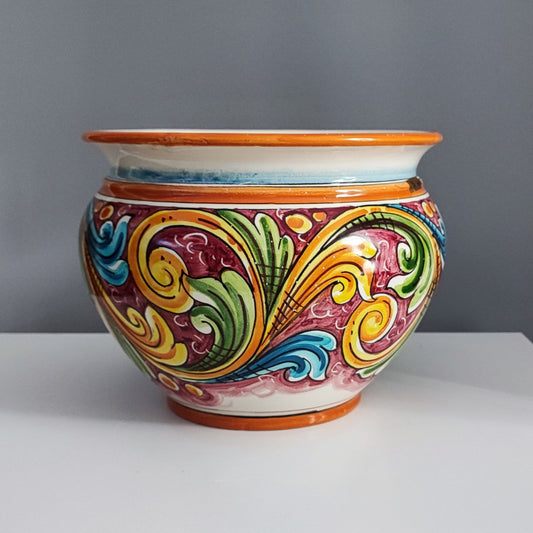 Baroque Ceramic Flower Vase Holder