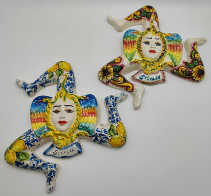 Trinacria Ceramica Artigianale Sicilia Caltagirone - Autentica Arte Siciliana