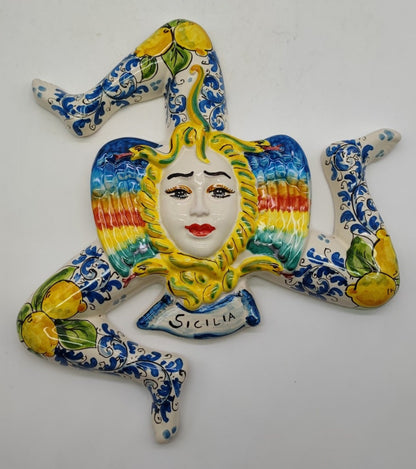 Trinacria Ceramica Artigianale Sicilia Caltagirone - Autentica Arte Siciliana