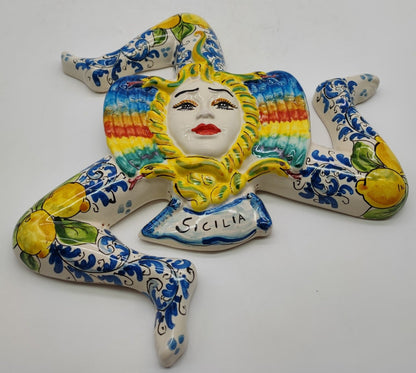 Trinacria Ceramica Artigianale Sicilia Caltagirone - Autentica Arte Siciliana