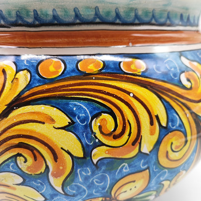 Caltagirone  Ceramic vase holder 32cm