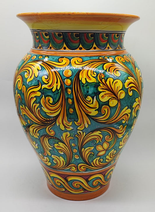 Sicilian Umbrella Stand from Ceramica di Caltagirone