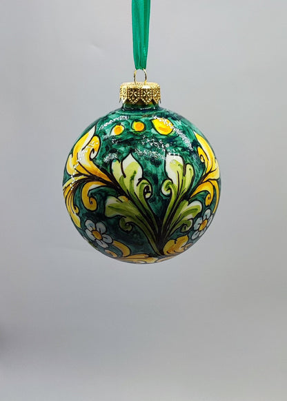 Ceramica di Caltagirone Xmas Tree Fruit Balls – Eleganza siciliana artigianale