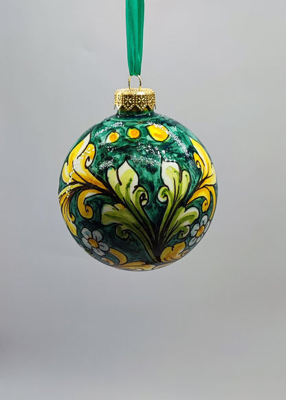 Ceramica di Caltagirone Xmas Tree Fruit Balls – Eleganza siciliana artigianale