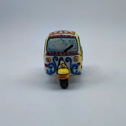Handcrafted 13x9cm Caltagirone Piaggio Ape Ceramic Favor