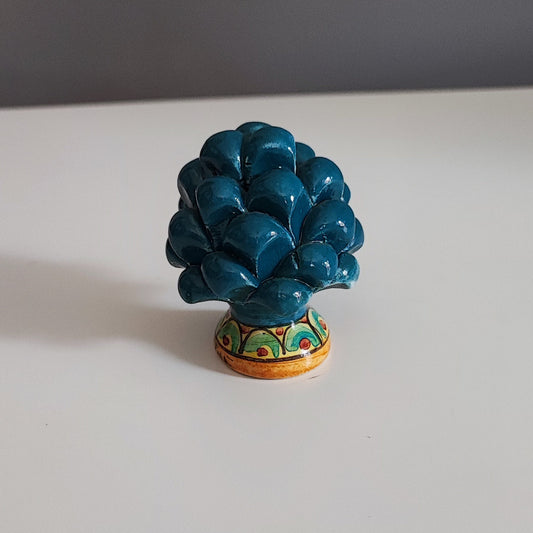 Handcrafted 6cm Caltagirone Pine Cone Ceramic Favor