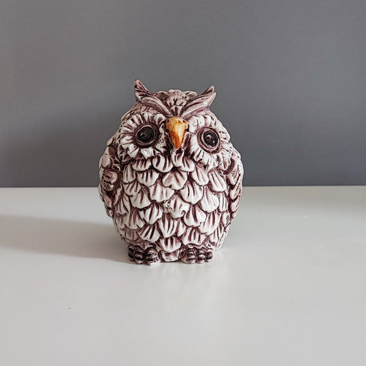 Handcrafted 12cm Caltagirone Owl Ceramic Favor
