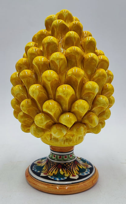 Handcrafted Ceramic Pine Cone - A Stunning Art Piece for Home Decor Enthusiasts and Italian Pottery Collectors