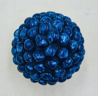 Handcrafted Ceramic Pine Cone - A Stunning Art Piece for Home Decor Enthusiasts and Italian Pottery Collectors